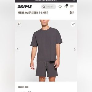 Skims Men Lounge Jersey - Short Sleeve 2X